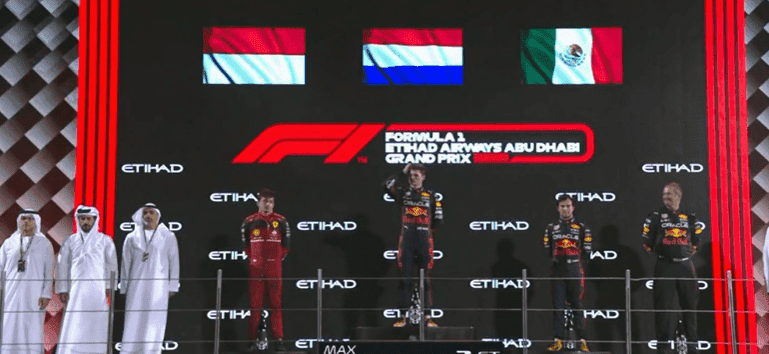 Checo Pérez, tercer lugar del Mundial de Fórmula 1