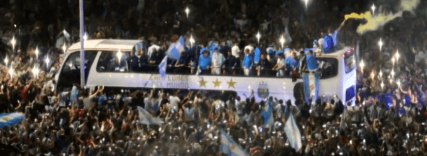 Llega Argentina y Messi a Buenos Aires con la Copa del Mundo