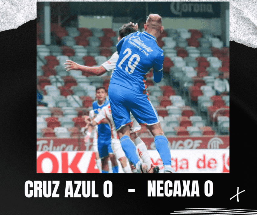 Cruz Azul y Necaxa igualan 0-0 en la Copa por México