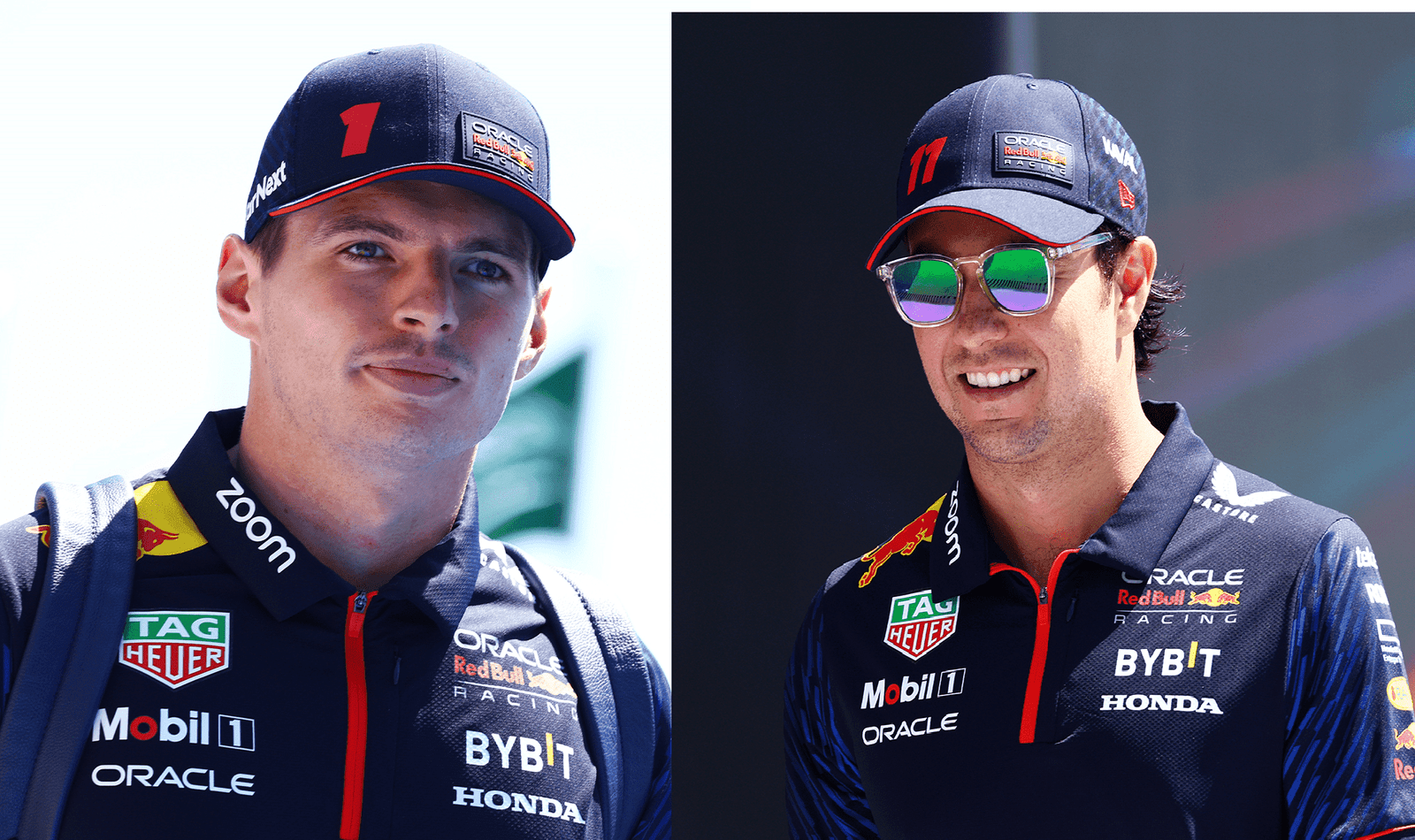 Verstappen y Checo los más rápidos en la P1