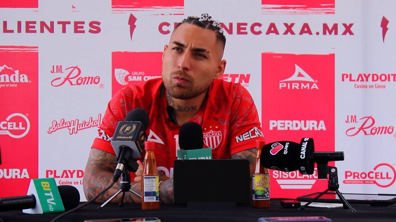 Damián Batallini, atacante de los Rayos del Necaxa.