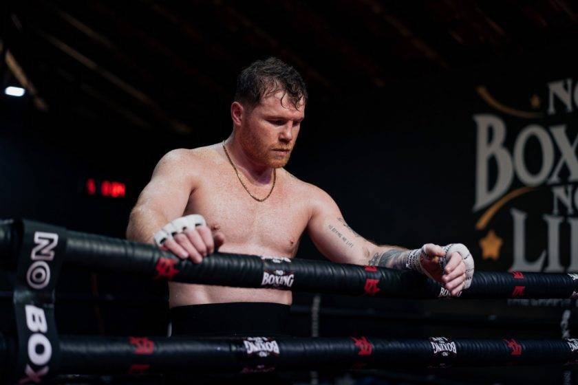Saúl Canelo Álvarez, campeón mundial de boxeo.