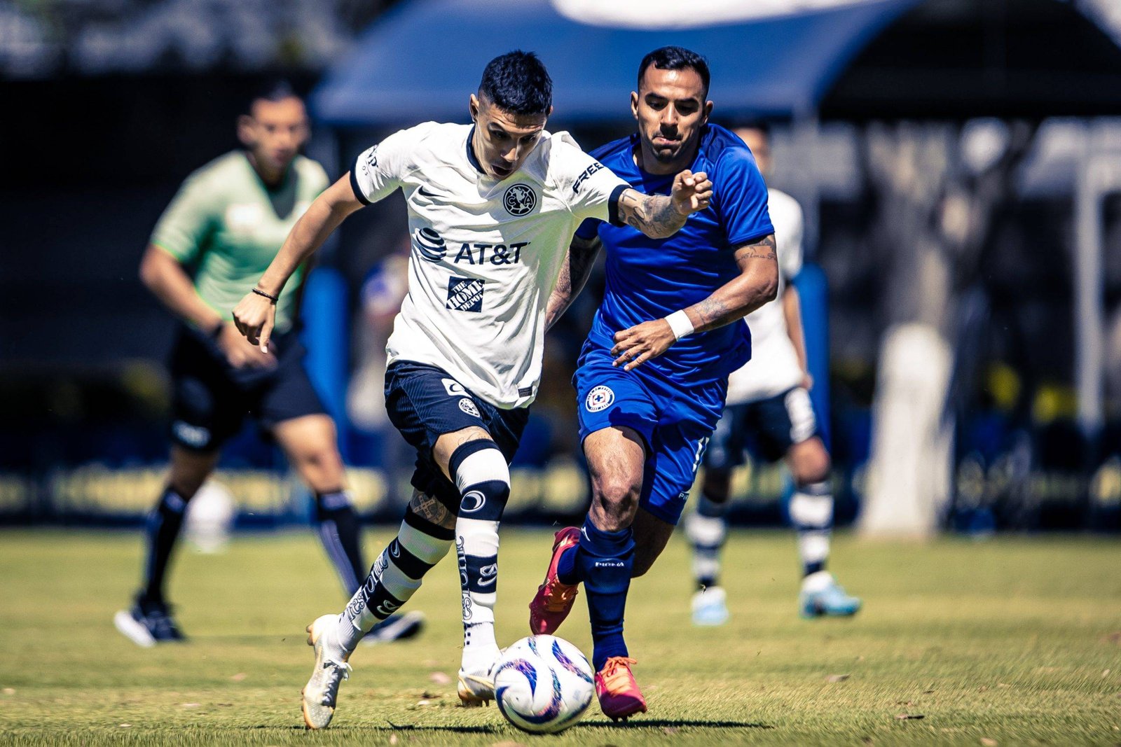 América venció 3-1 al Cruz Azul.