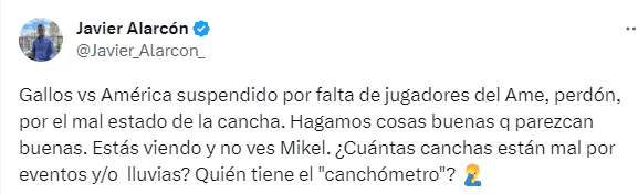 Javier Alarcón aseguró que se buscó favorecer al América. 