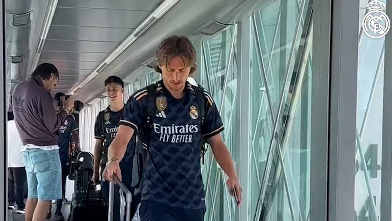 Real Madrid ya viaja a Los Ángeles para la pretemporada.