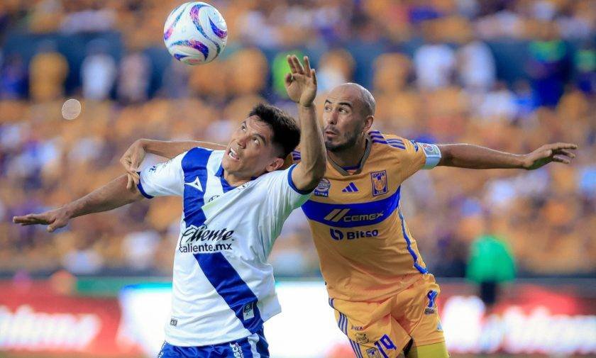 Tigres y Puebla empataron 1-1 con gol de último minuto de Nico Ibañez. 