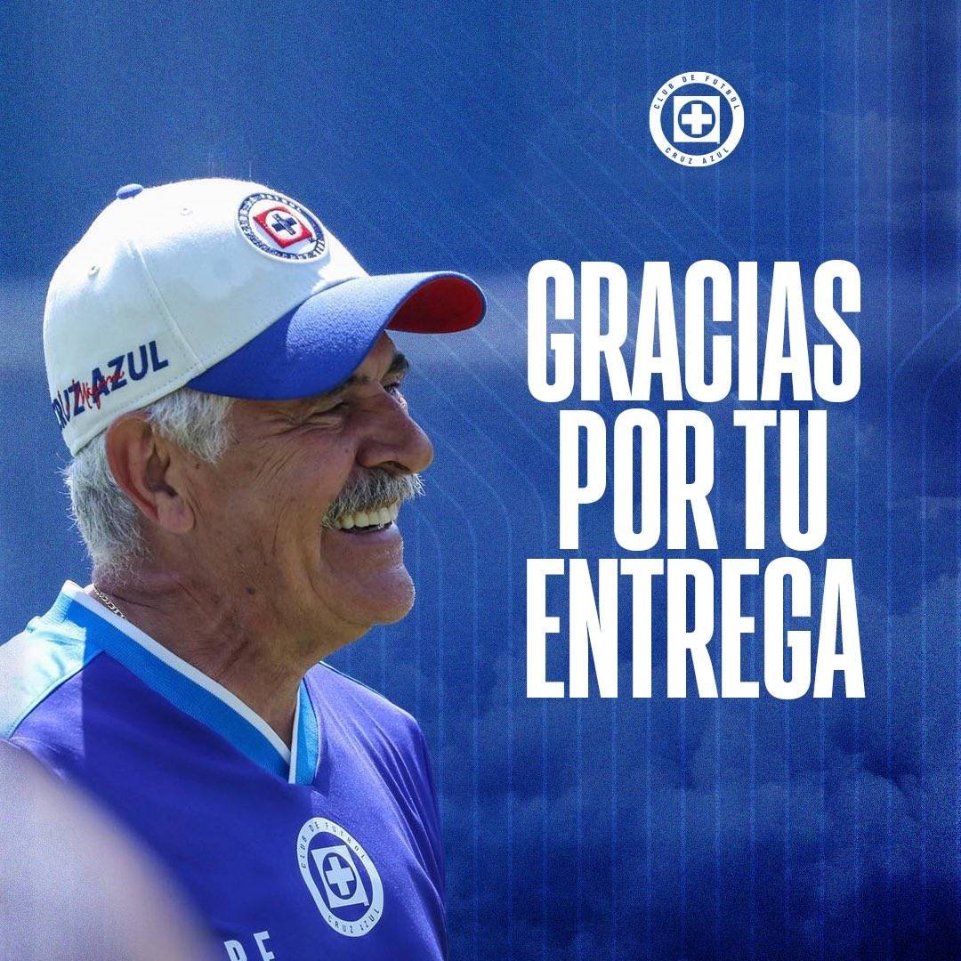 Tuca Ferretti fuera del Cruz Azul.