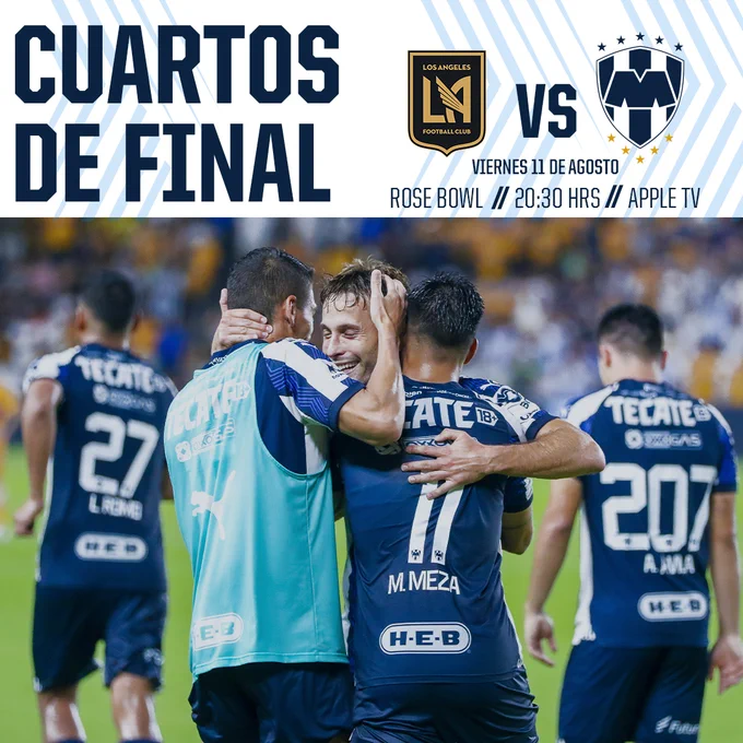 Rayados vs LAFC definirán a un semifinalista de la Leagues Cup. 