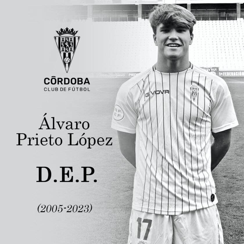 El juvenil futbolista Álvaro Prieto fue localizado sin vida. 