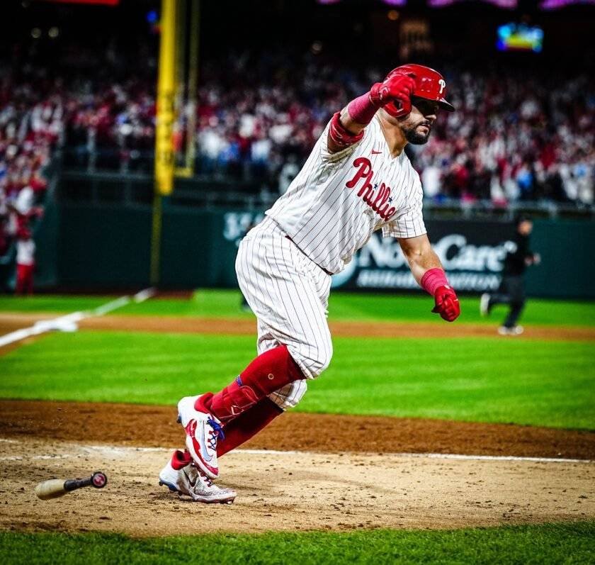 Los Phillies se colocaron a dos victorias de la Serie Mundial. 