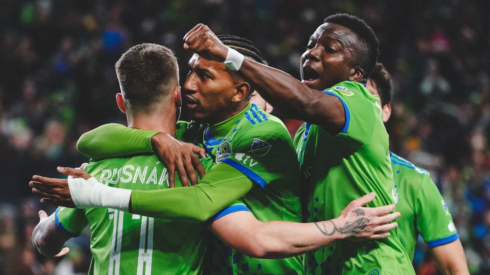 Gran actuación de los atacantes del Seattle Sounders.