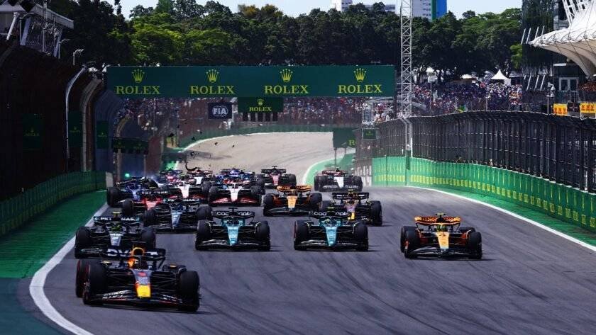 Espectacular carrera en el Gran Premio de Brasil. 