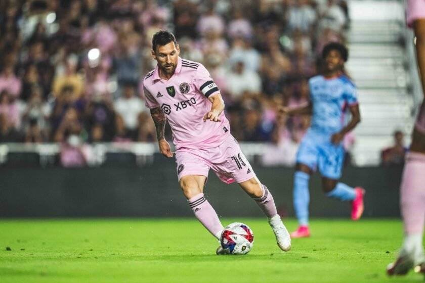 Messi fue homenajeado por el Inter Miami.