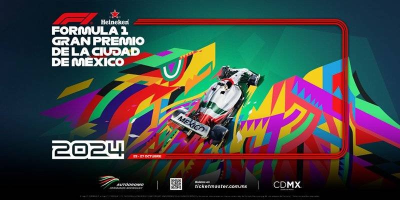 Fue presentado el póster del México GP 2024. (México GP).