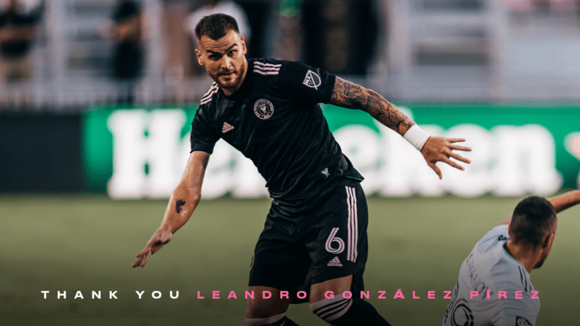 INTER MIAMI confirmó la venta de GONZÁLEZ PIREZ. 