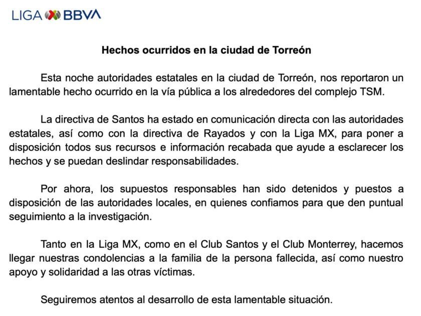 Tragedia en la Liga Mx, atropellan a aficionados de Rayados, muere una persona