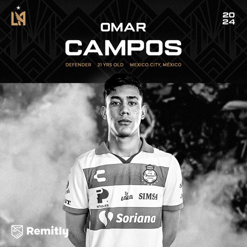 Omar Campos nuevo jugador del LAFC