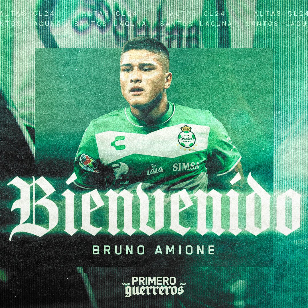 Bruno Amione nuevo jugador de Santos Laguna