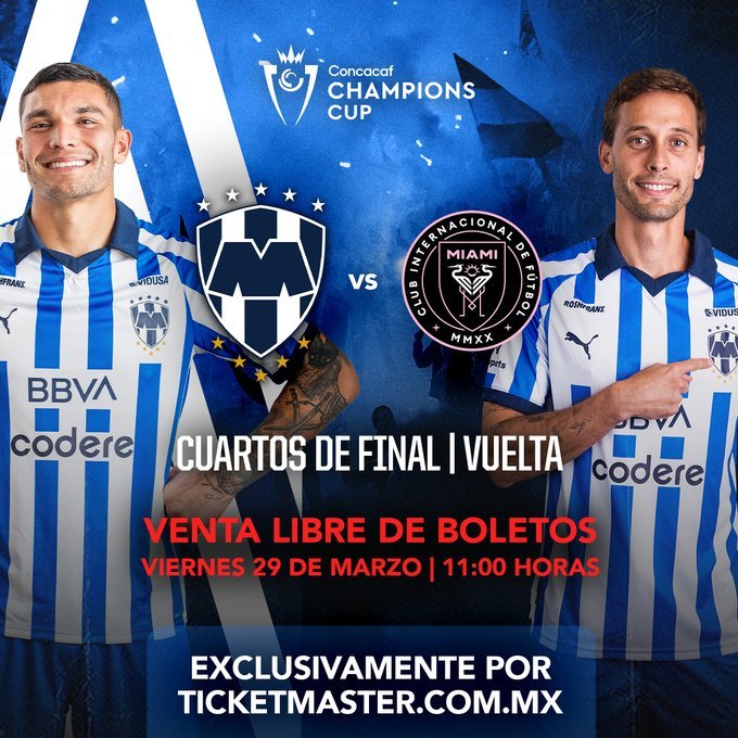 Inter Miami vs Rayados esto costarán los boletos para el juego de ida