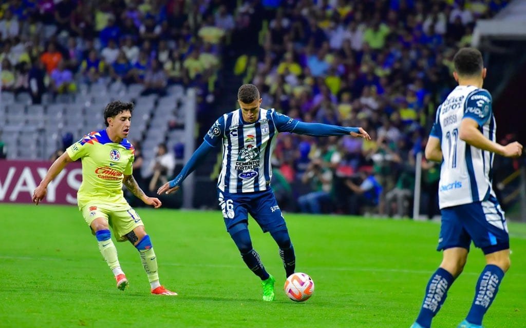 América 1 Pachuca 1 en la semifinal de ida de la Concacaf 2024