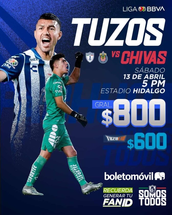 Pachuca vs Chivas esto costarán los boletos