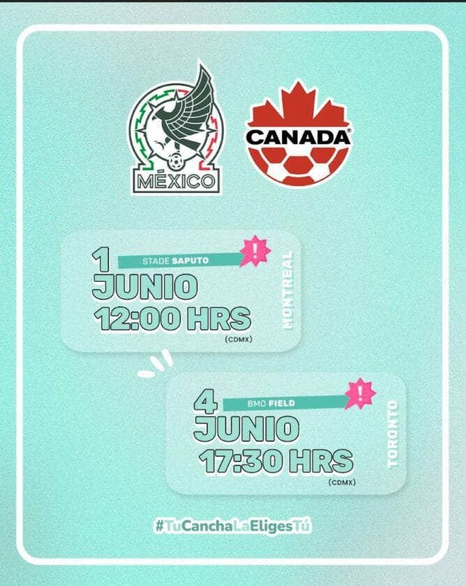 México vs Canadá: Confirma el Tri doble juego ante la potencia de Norteamérica 