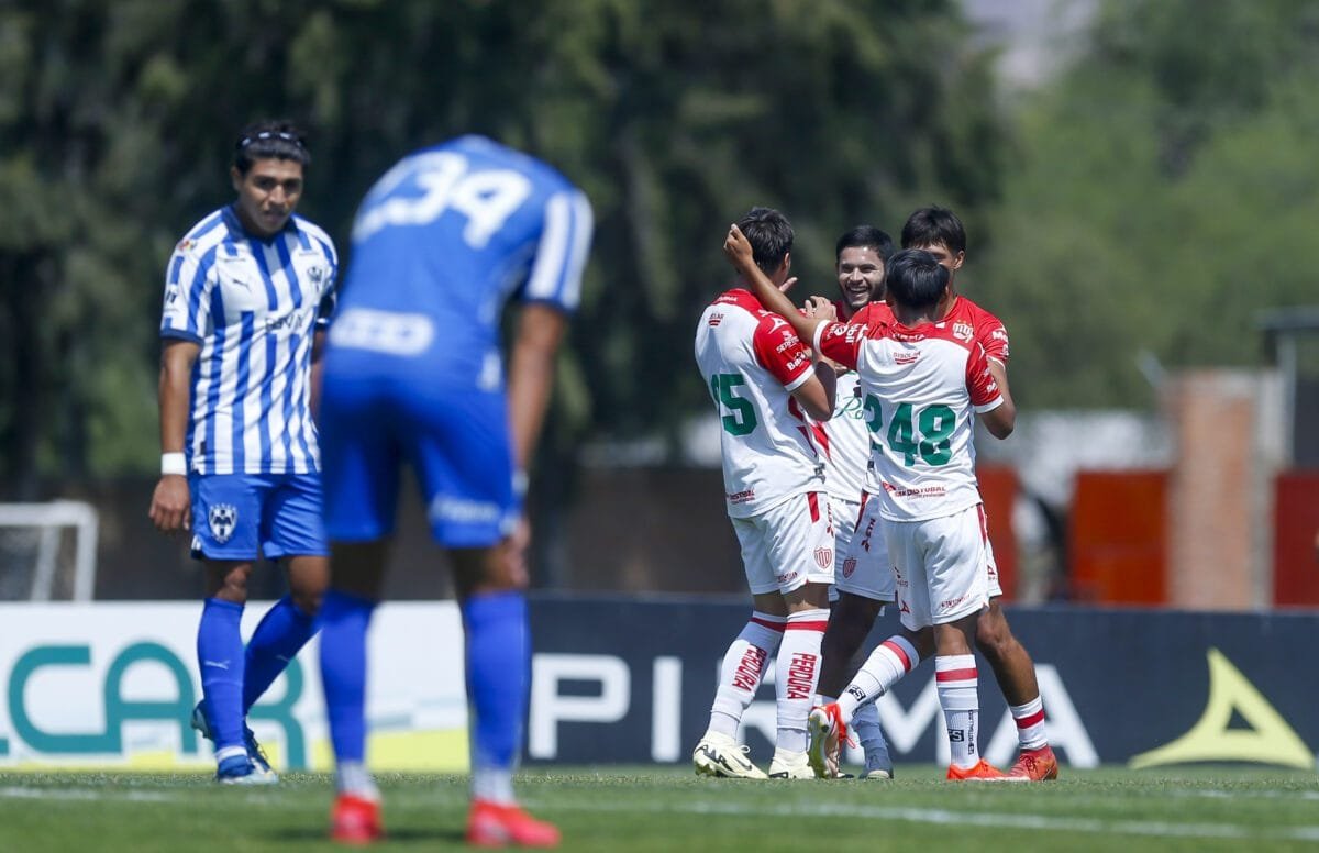 Necaxa Sub 18 arrasan en la semifinal de ida frente a Monterrey