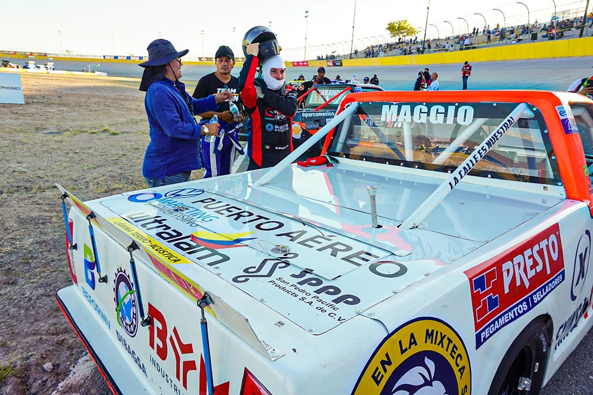 Rodrigo Maggio, al frente del campeonato Trucks México Series 2024