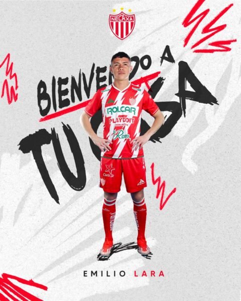 Liga MX: Necaxa oficializó el fichaje de Emilio Lara.