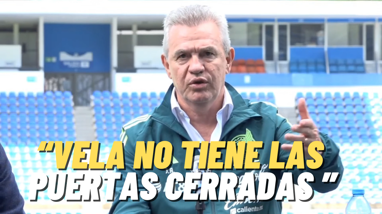 Javier Aguirre y Carlos Vela