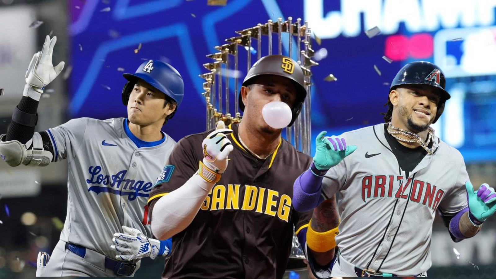 Dodgers, Padres y Diamondbacks por el título divisional.