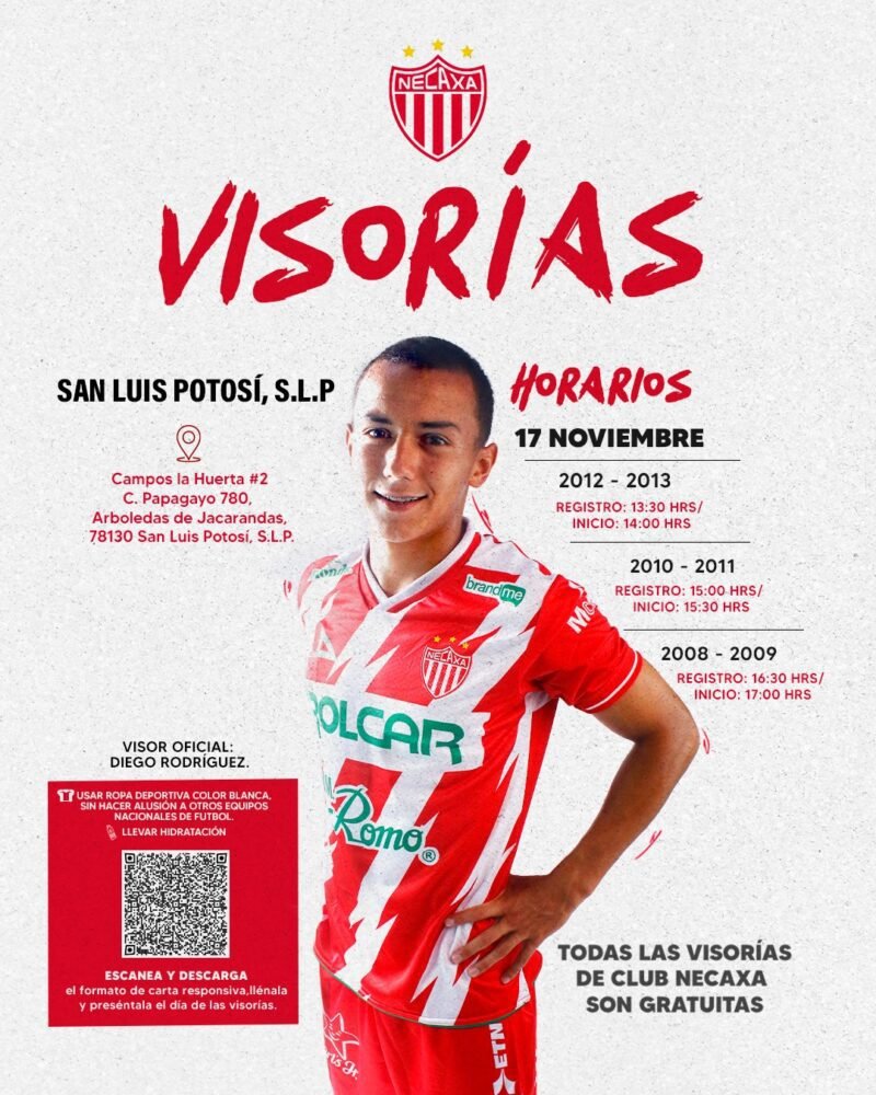 Necaxa busca jugadores en  San Luis Potosí. 