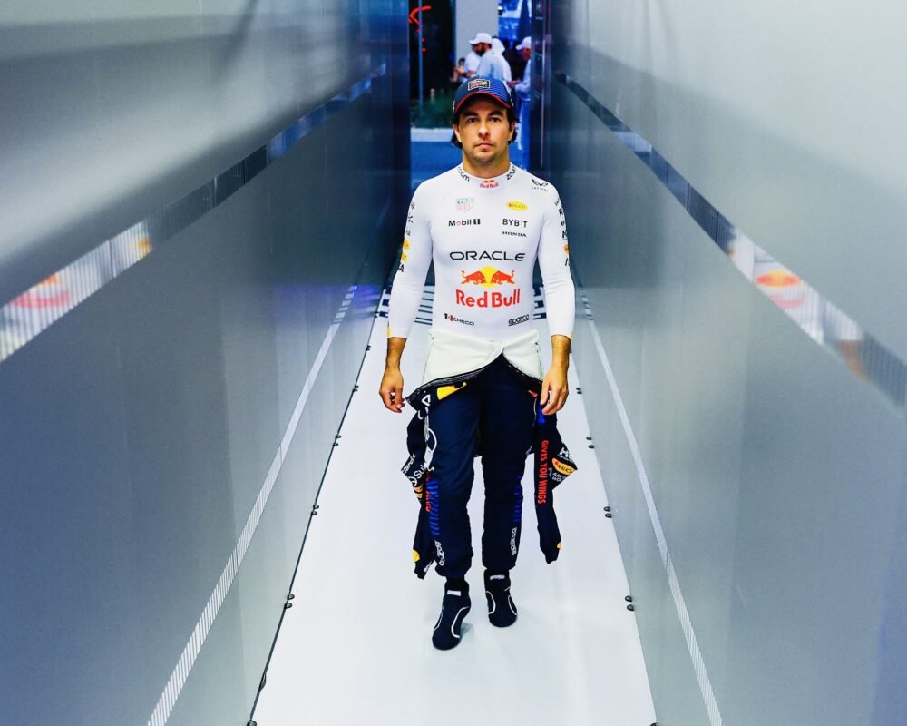 Sergio Checo Pérez, pilot de Red Bull. Lando Norris y McLaren ganaron en Abu Dabi. 