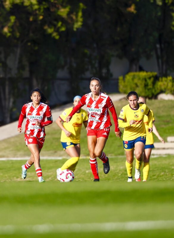 América goleó a Necaxa en la Liga MX Femenil. 