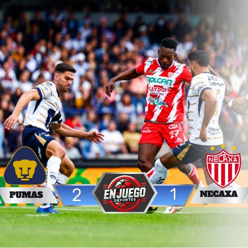 Pumas 2 Necaxa 1 